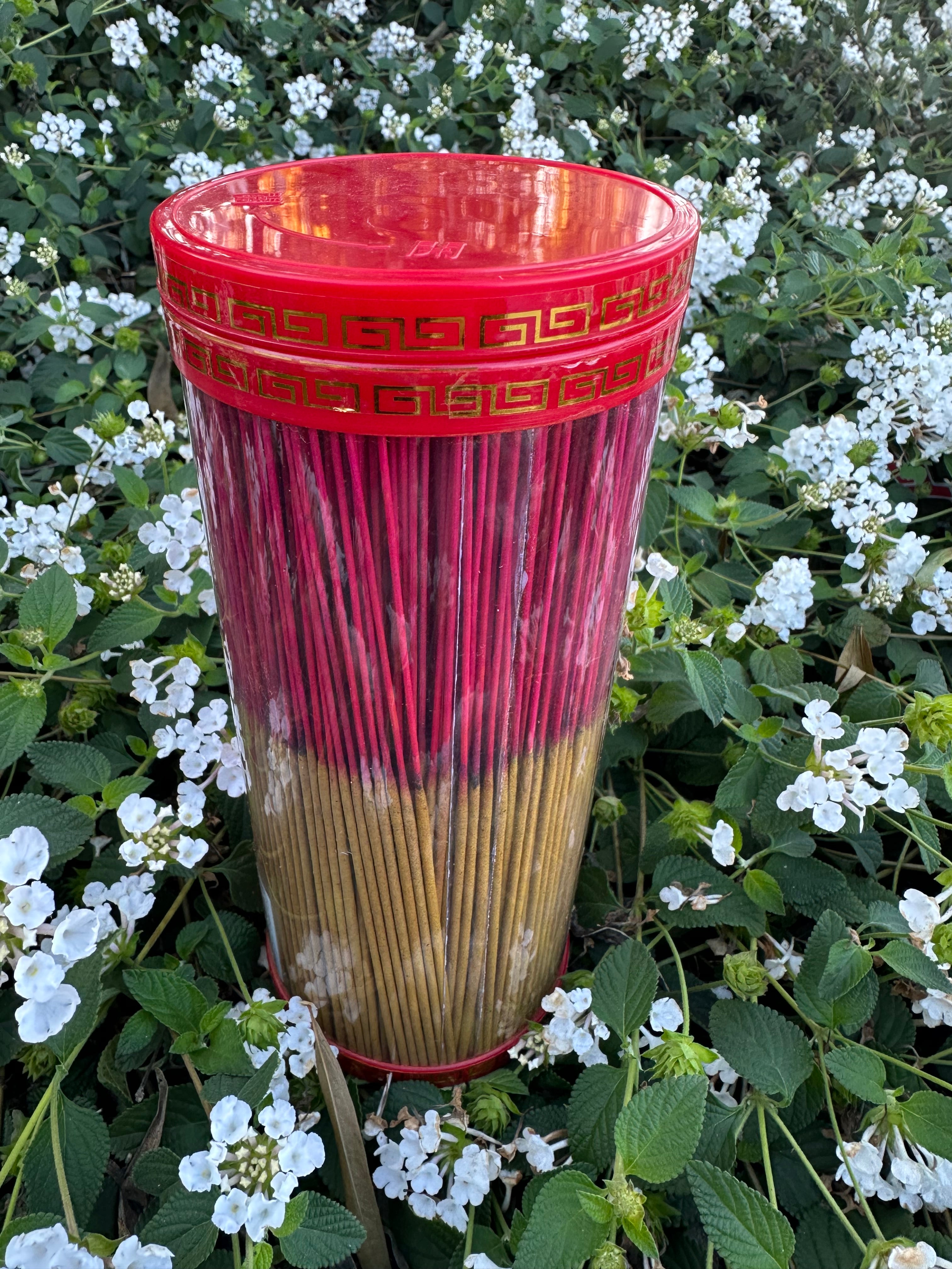 1 lb pack of Khmer ritual incense sticks (Touk) for traditional ceremonies. Perfect for Buddhist rituals and memorial offerings. $20